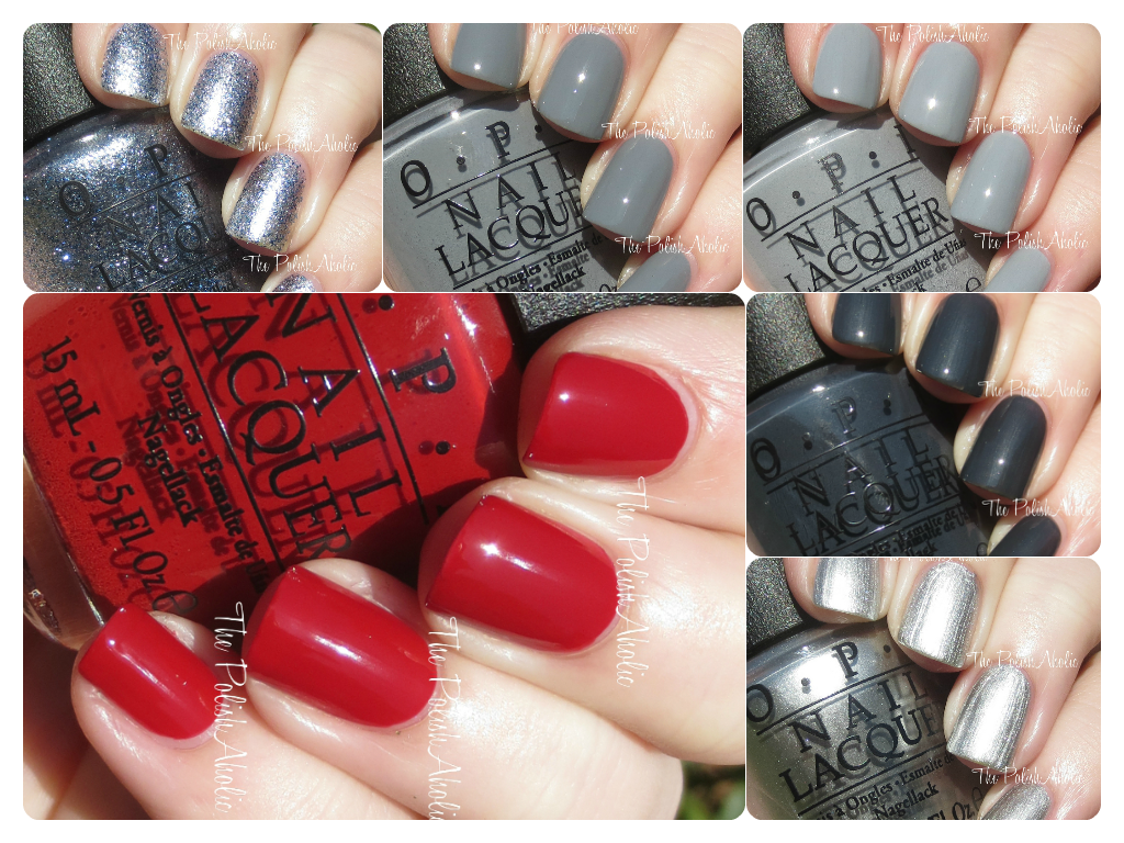 OPI Fifty Shades of Grey Collection Swatches & Review The