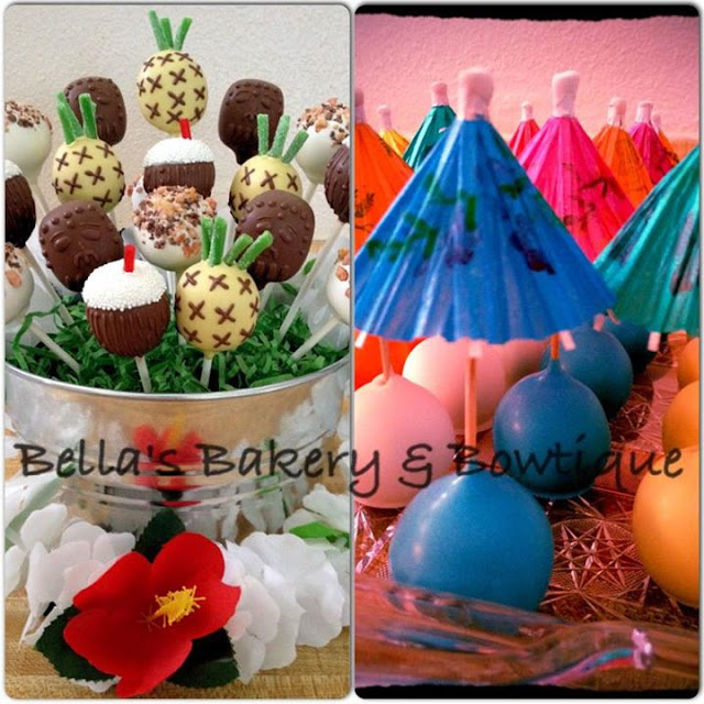 Summer Cake Pops by Bella's Bakery Boutique