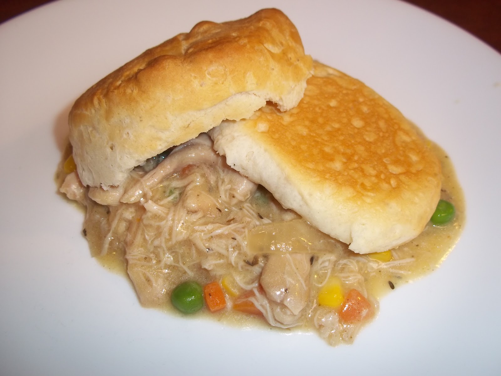 The Daily Smash Biscuit Chicken Pot Pie (Slow Cooker)