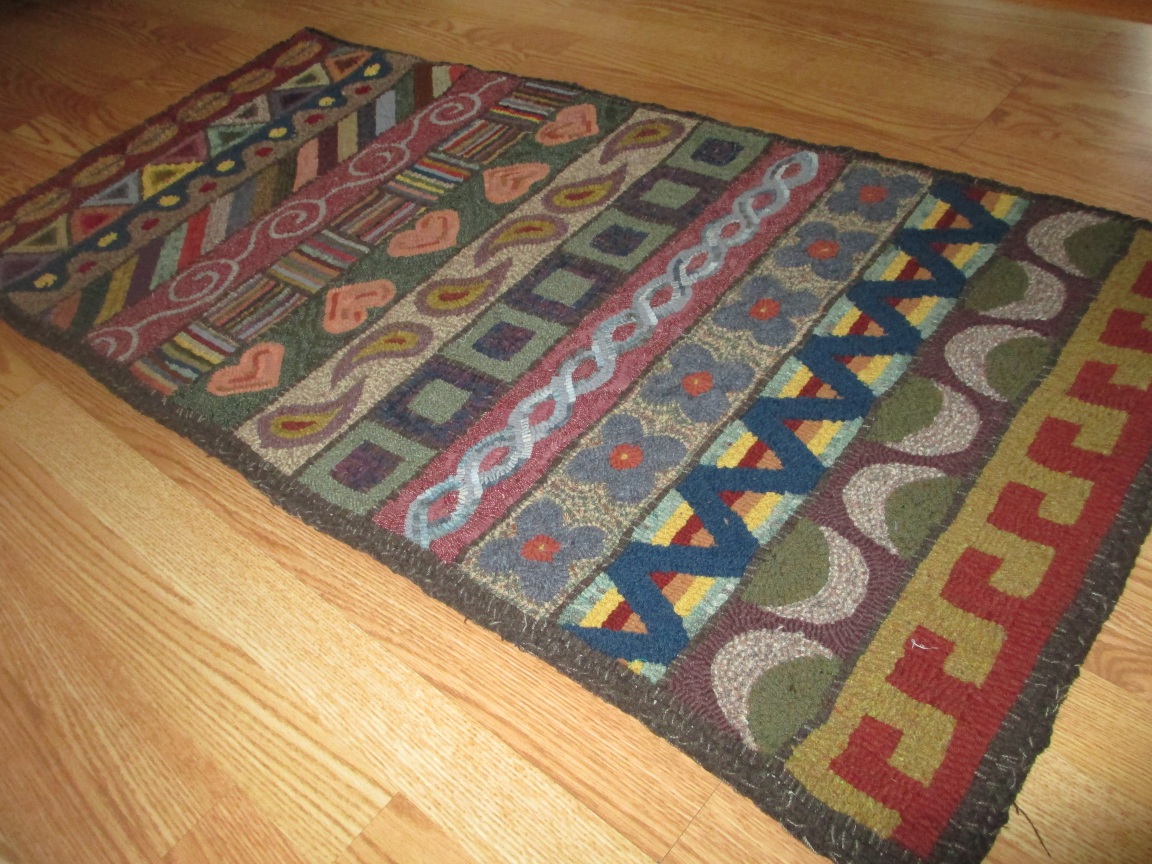 The Middle Sister Row Rug Finished