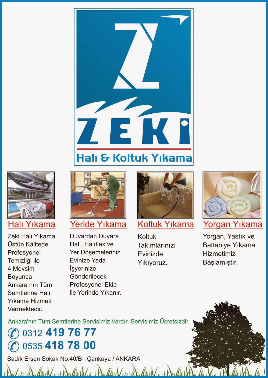 ZEKİBEY HALI YIKAMA TESİSLERİ 0312 311 66 11