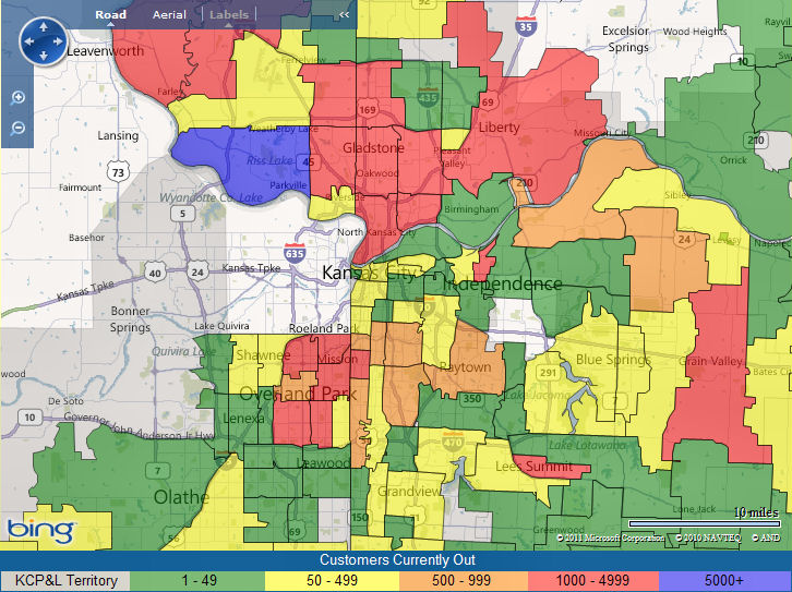Power outage kansas city north