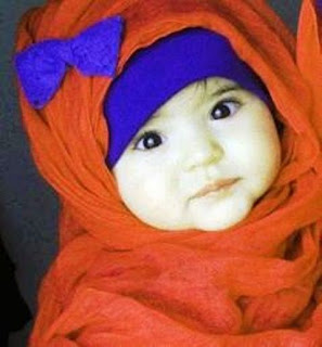 Foto bayi lucu imut berhijab muslimah Foto bayi lucu imut berhijab muslimah