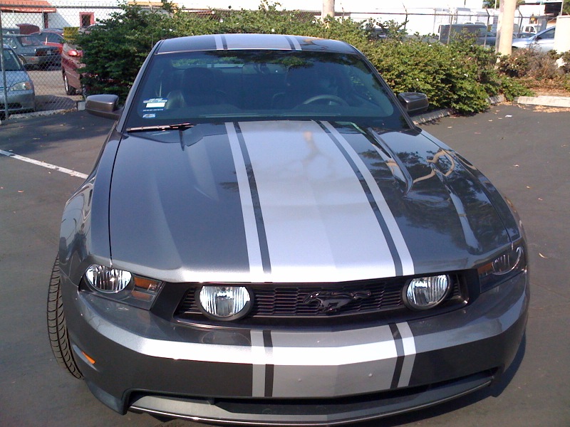 2010 Ford mustang racing stripes #9