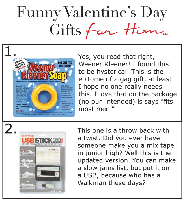 Valentines day gift for her funny valentines day gift for my thrifty chic: 10 Funny Valentine's Gifts for Him