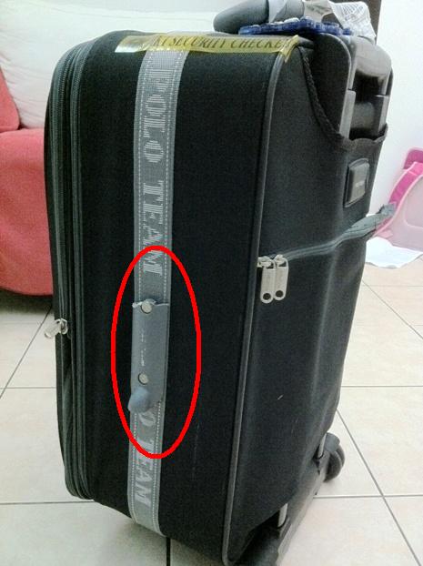 broken suitcase handle