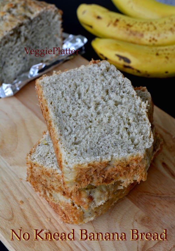 Veggie Platter Yeast Breads No Knead Banana Bread