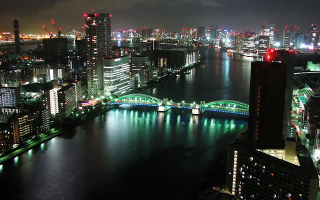 Tokyo Panorama Dual Monitor