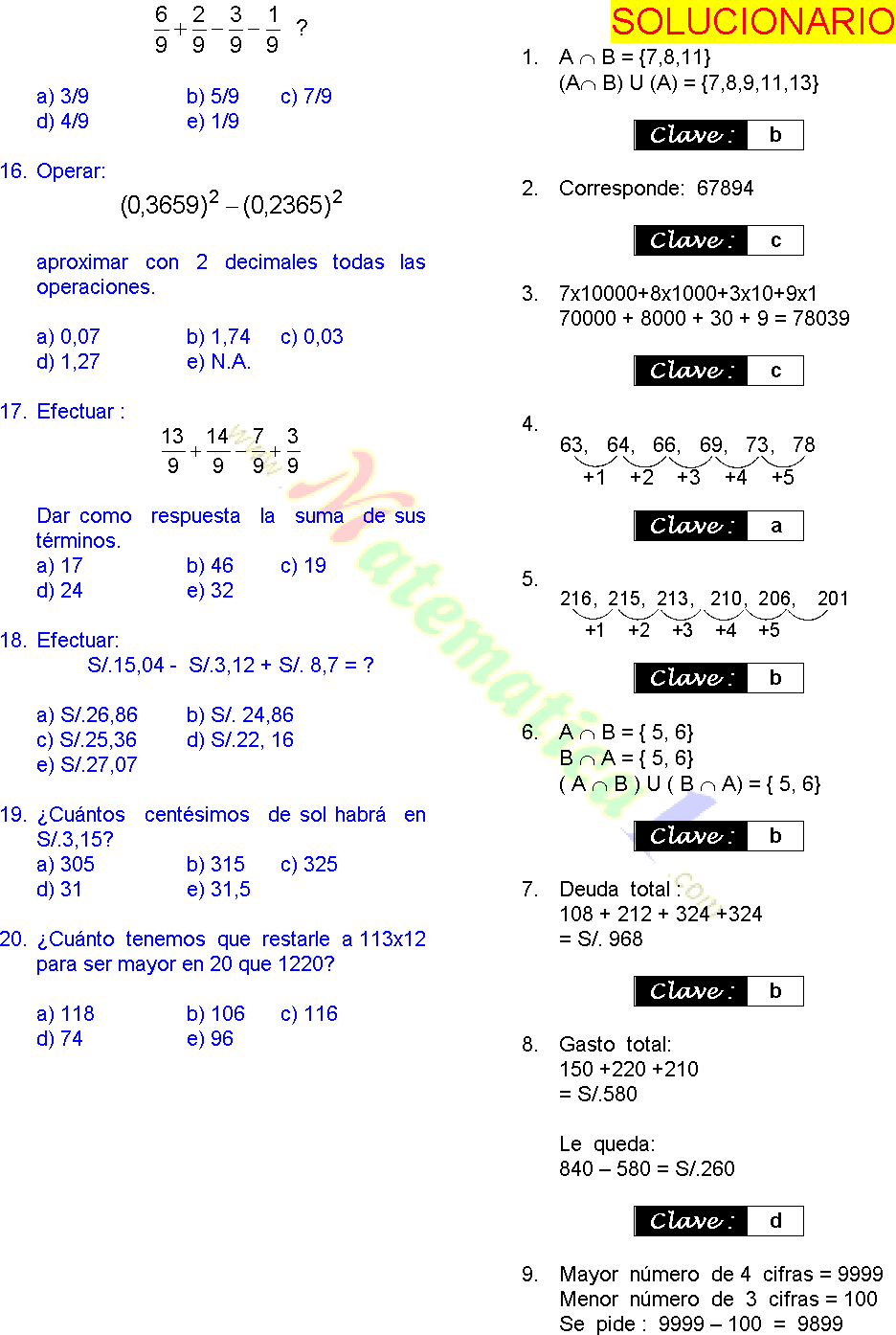 Problemas De Matematicas 4 Primaria Problemas De Matematicas 4 Primaria