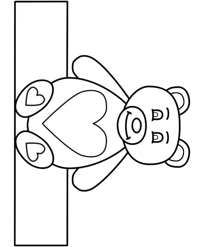 Slobbery image for teddy bear template printable Punchy image inside teddy bear template printable
