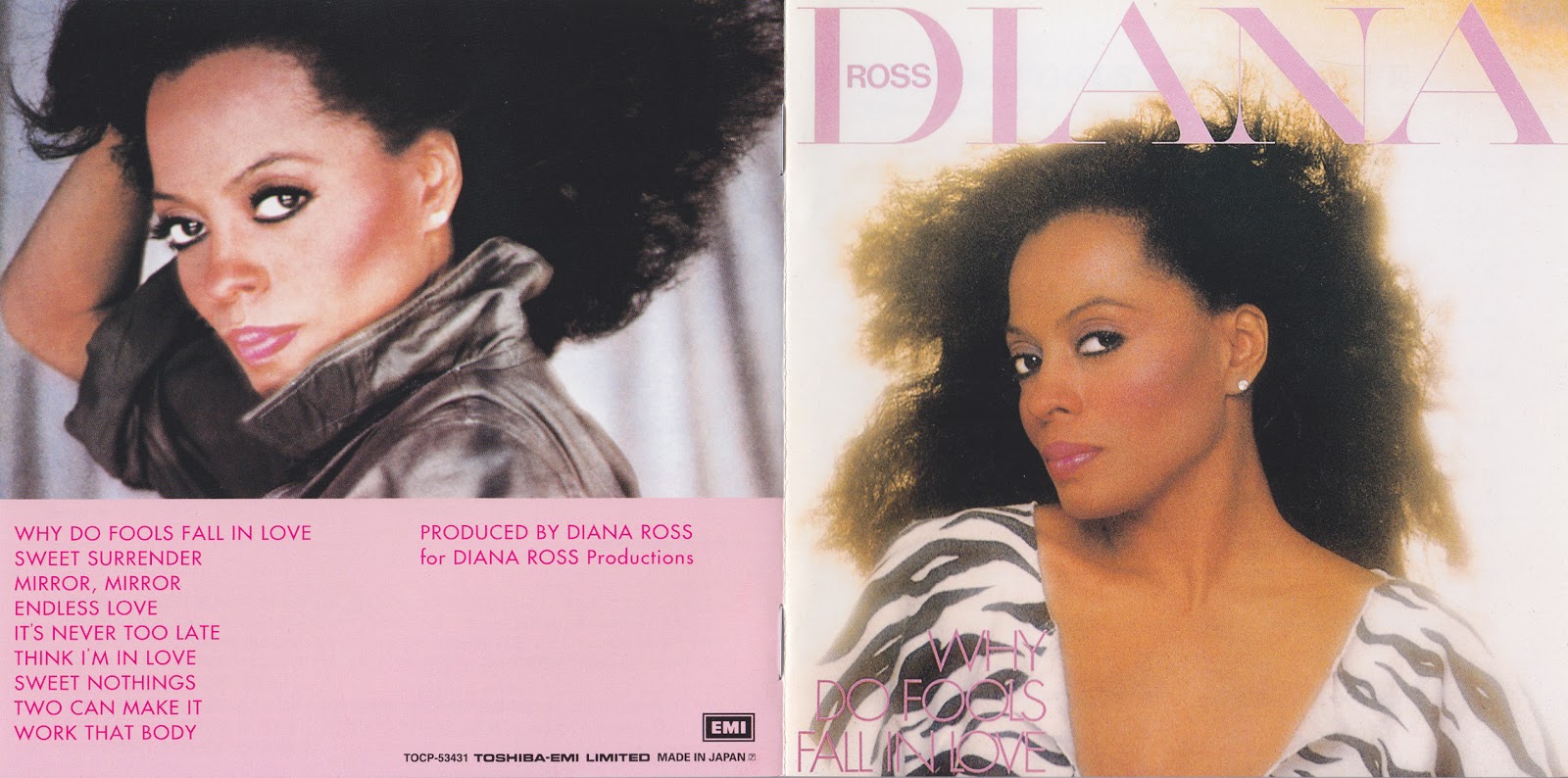 MISTER FUNK LP and CD : Diana Ross - Why Do Fools Fall In Love (1981) (Japa...