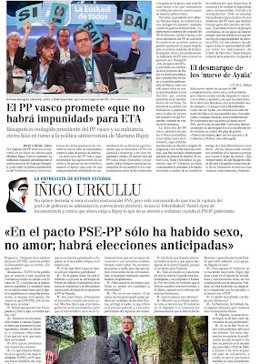 El problema está en que el PSOE no quiere que el PP tenga ningún éxito en sacarnos del pozo en que él nos metió