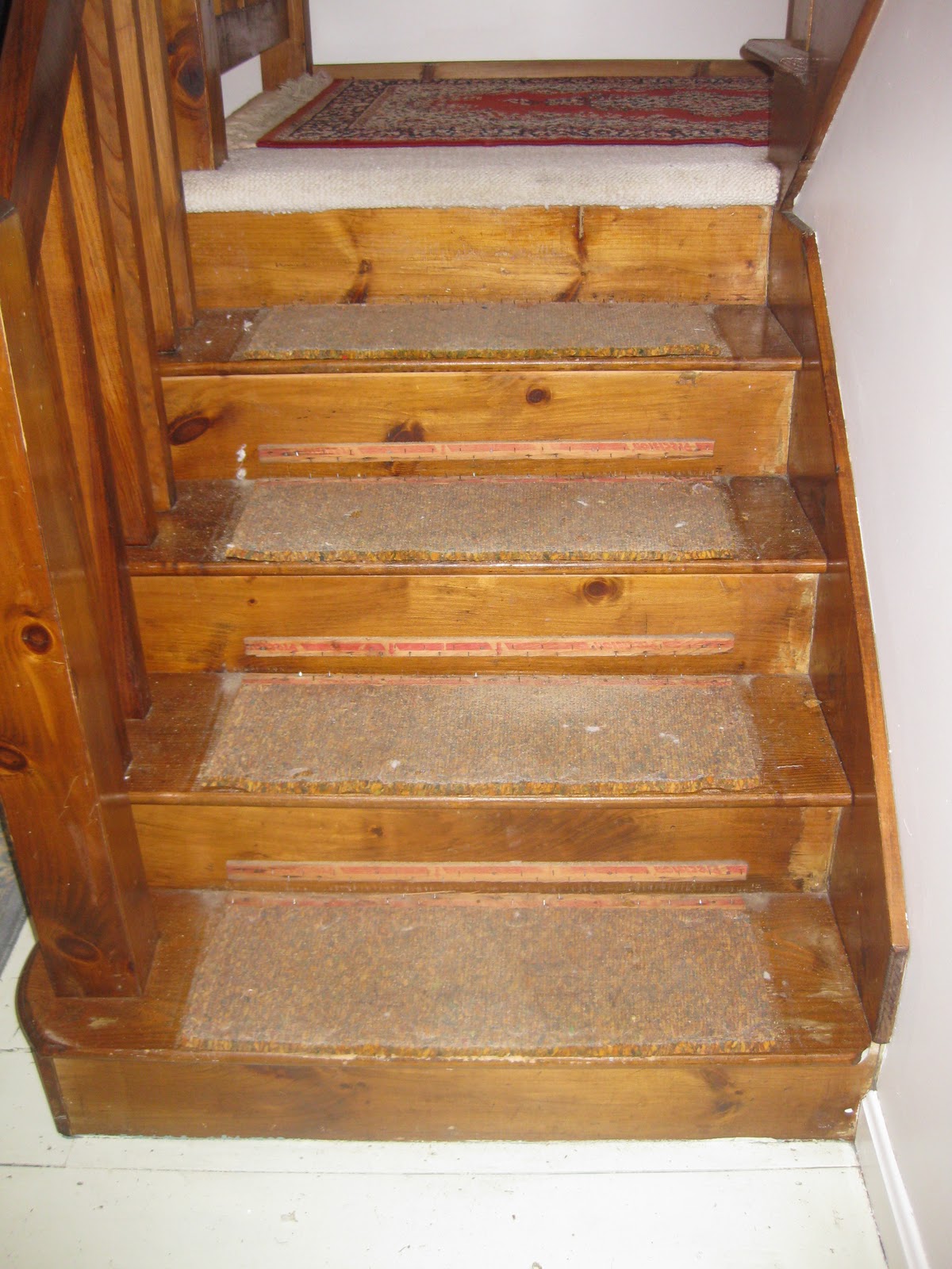 Of Sage and Sepia The Stair DIY The Sanding (Almost as scary as The