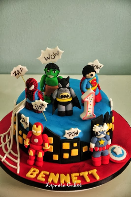 Superheroes Birthday Cakes Singapore Superheroes Birthday Cakes Singapore