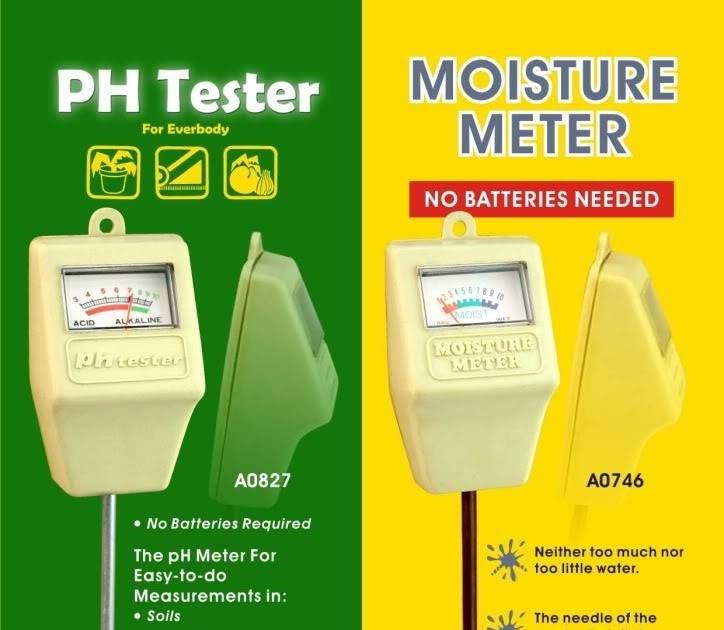 MD SUPPORT MARKETING pH TESTER & MOISTURE METER