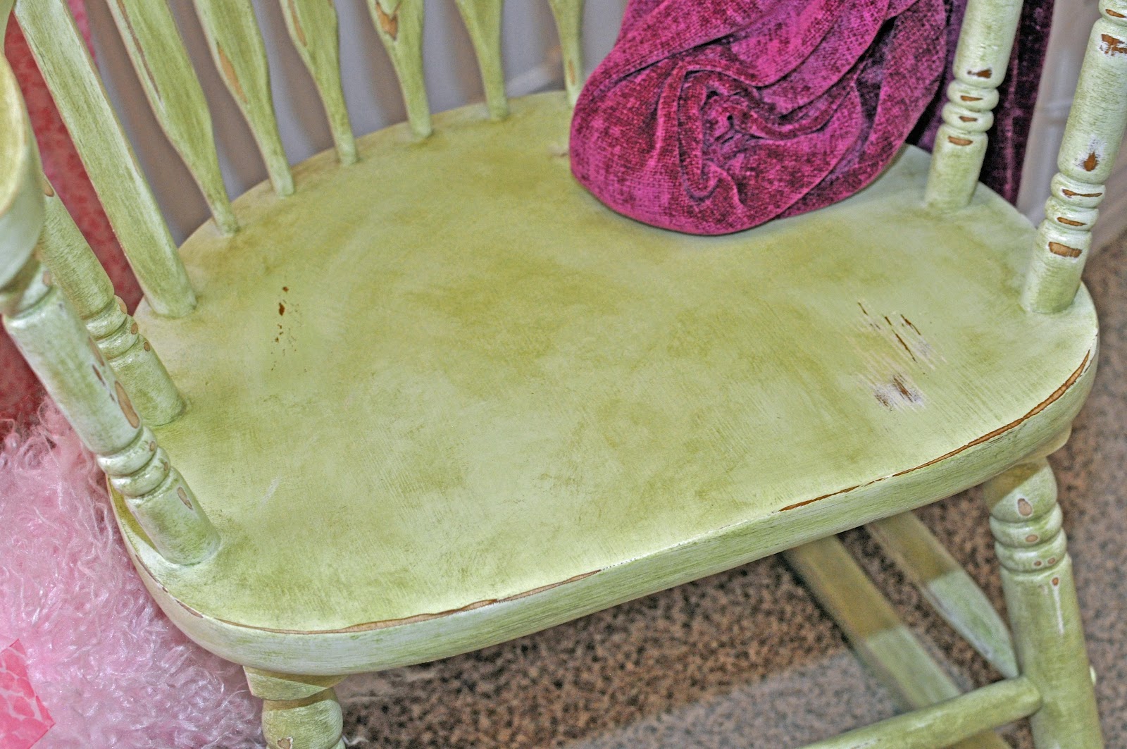 {Cleverly Crafty} {L}ight GrEEn RoCKiNg ChAIr