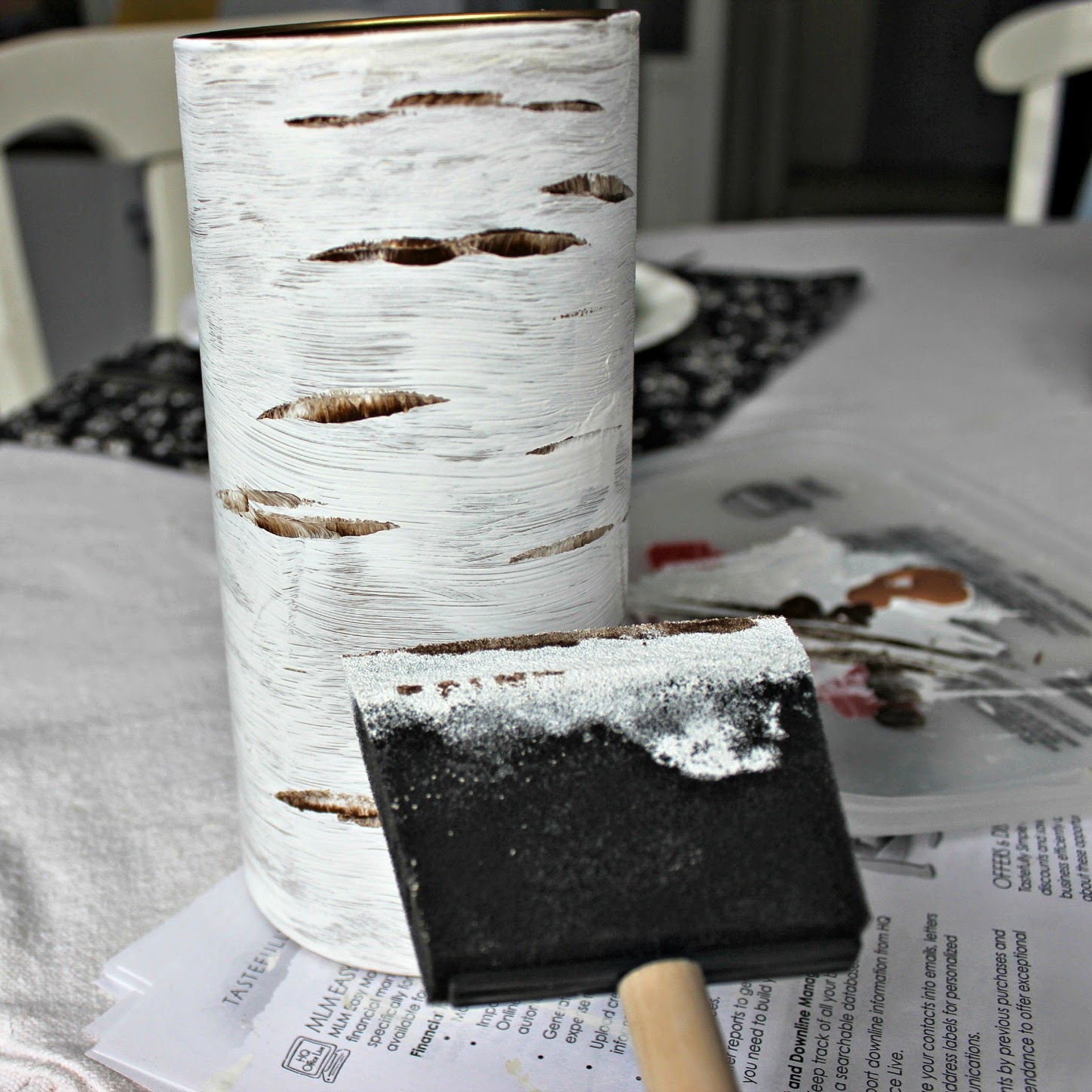 You CAN Make a Birch Bark Vase! Days of Chalk and Chocolate