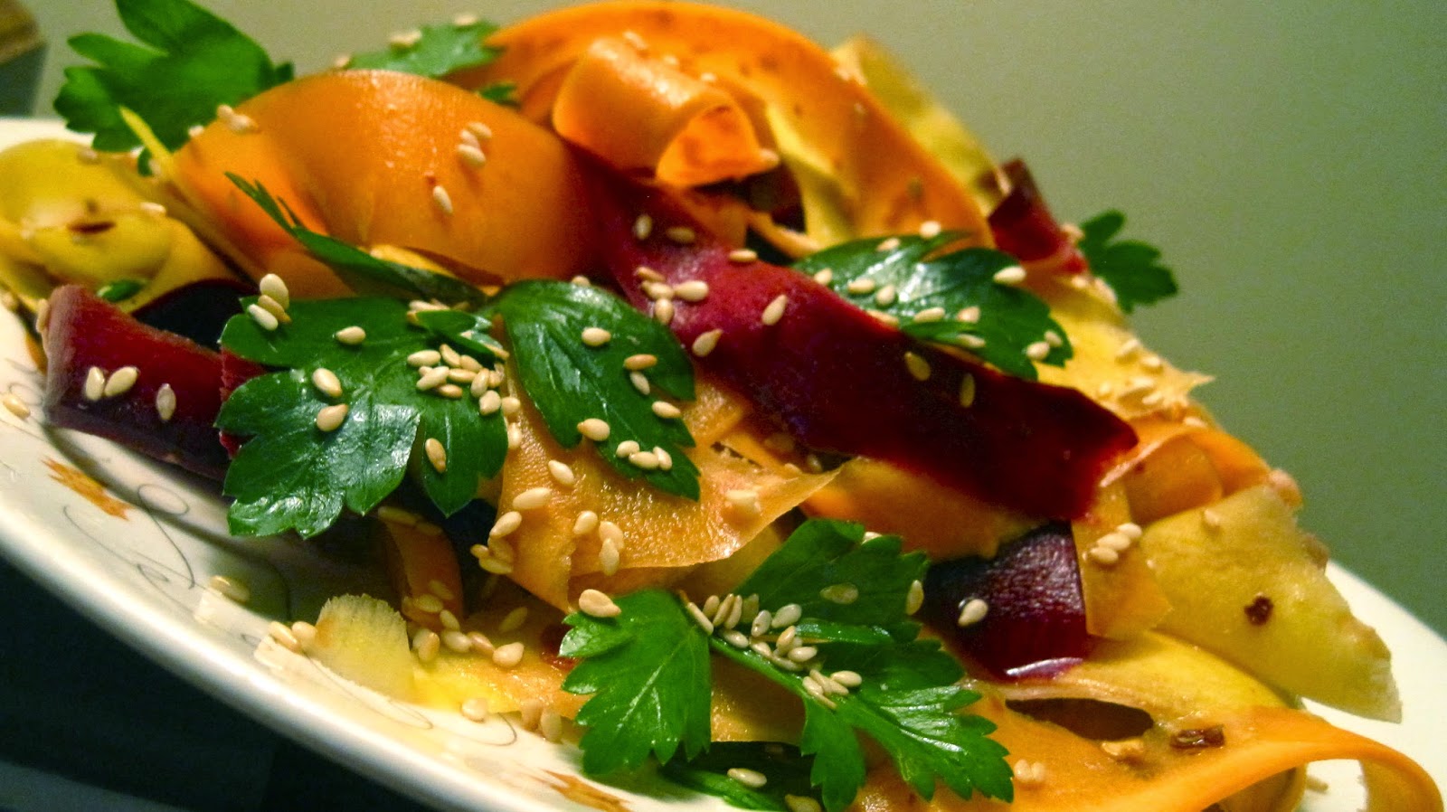 Kvell in the Kitchen Vinegar Carrots with Toasted Sesame Seeds