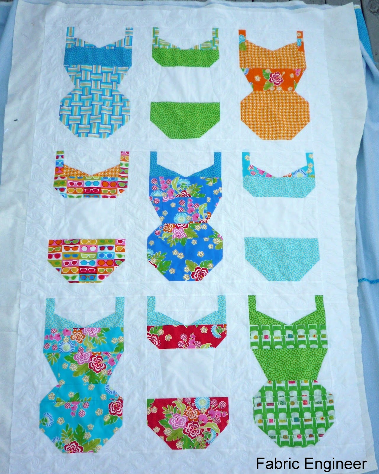 Fabric Engineer Swimsuit quilt