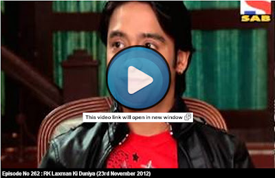 R. K. Laxman Ki Duniya : Episode 262 - 23rd November 2012