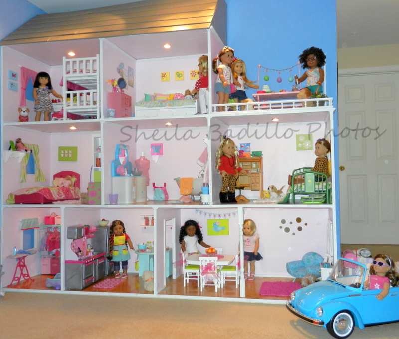 cheap american girl doll houses