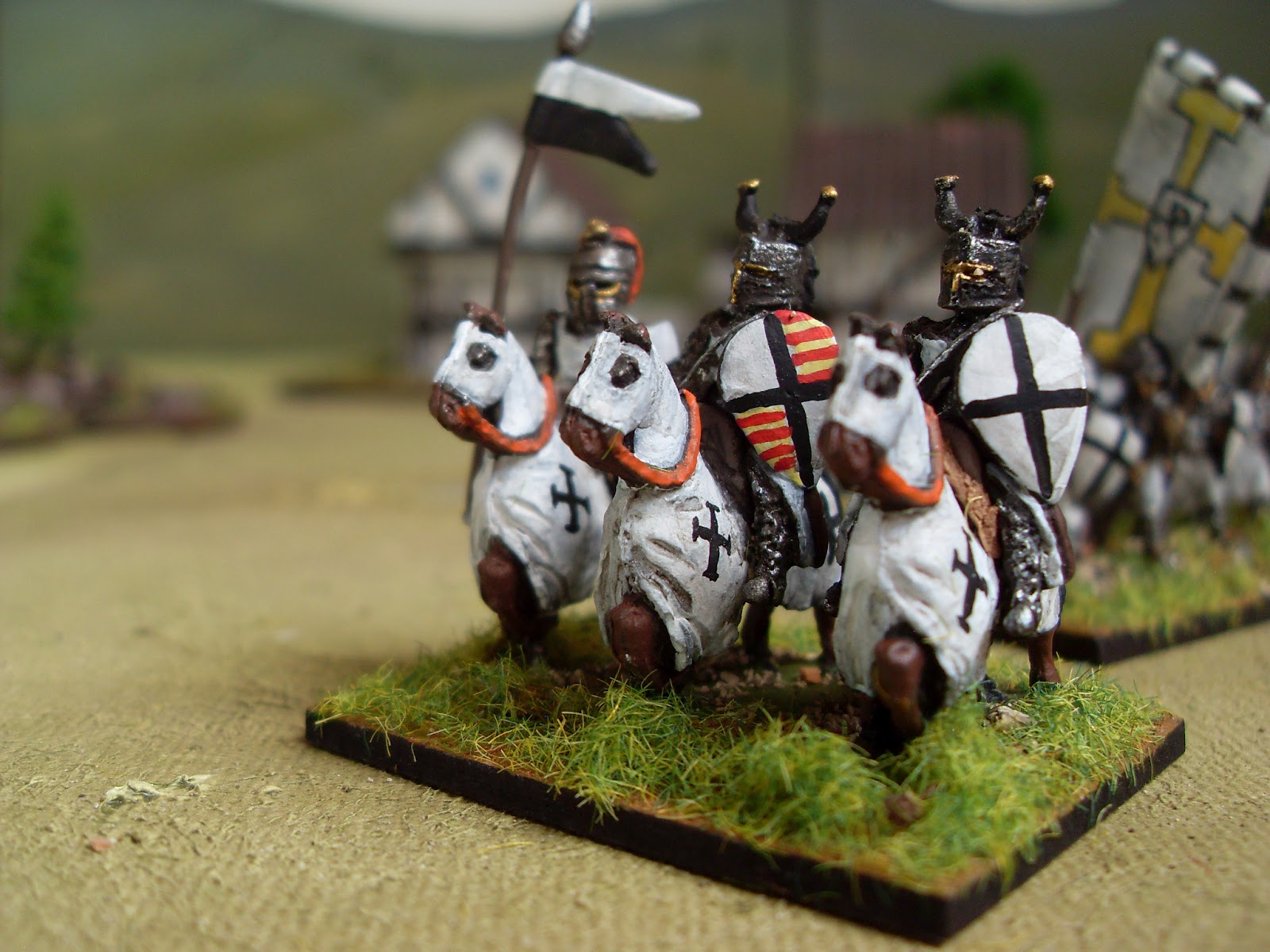 Lion Rampant Hail Caesar 15mm Teutonic Knights Flags Sheet 32 FOG DBA 
