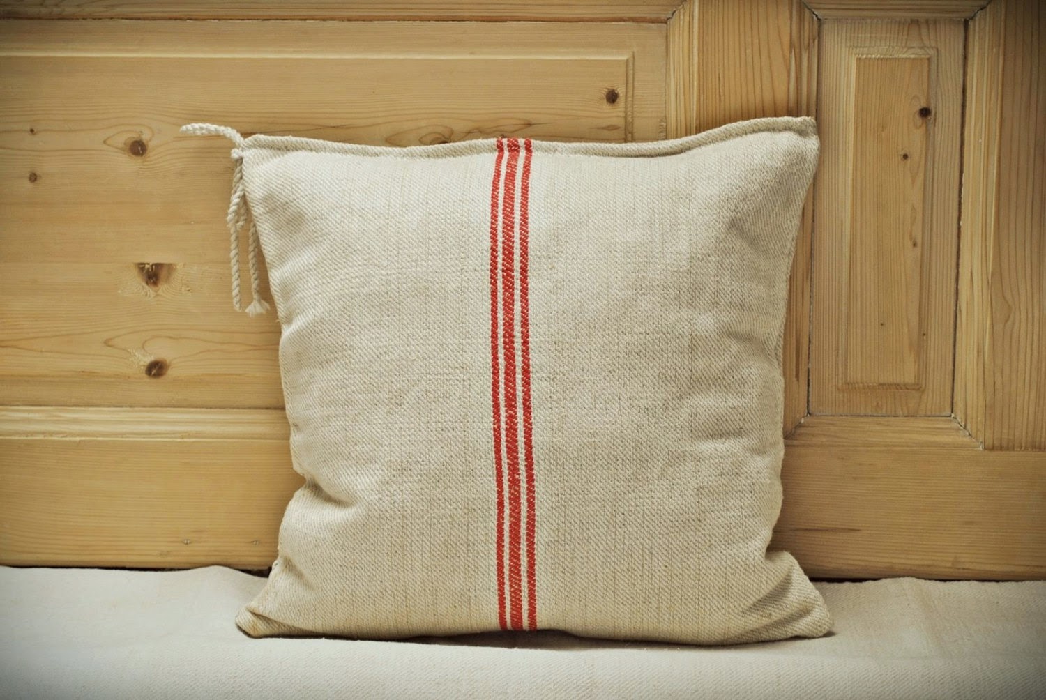 Cushion Covers from vintage hemp grain sack