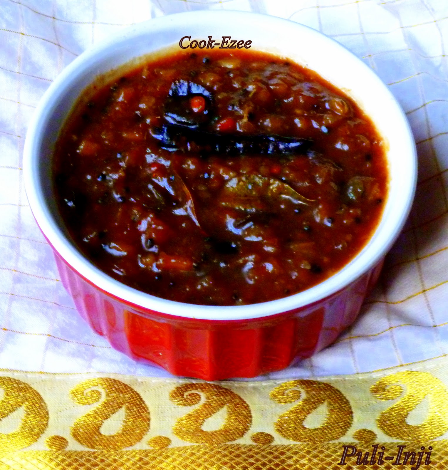 COOKEZEE Puli Inji Ginger In Sweet and Sour Sauce