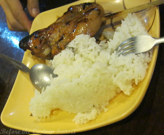 Chicken barbecue of Penong's, Davao City