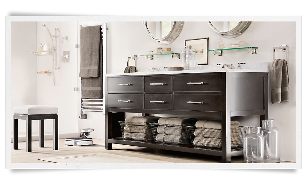 Bathroom a la Restoration Hardware