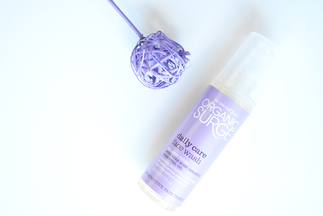 Organic Surge Daily Face Wash Review Miss Sunshine and Sparkle