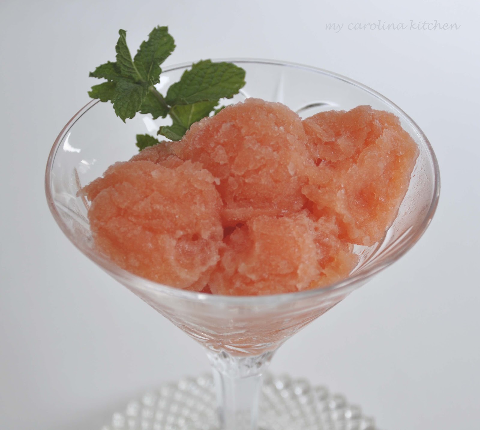 My Carolina Kitchen Granita a flavorful Italian icy dessert made without an ice cream maker