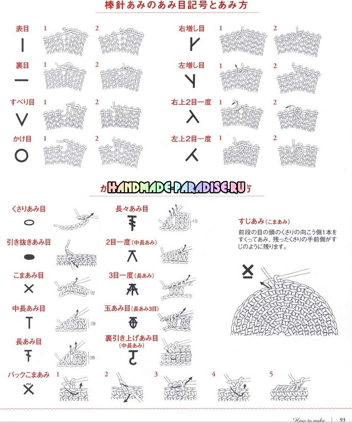 Японский журнал со схемами вязания аксессуаров и предметов интерьера