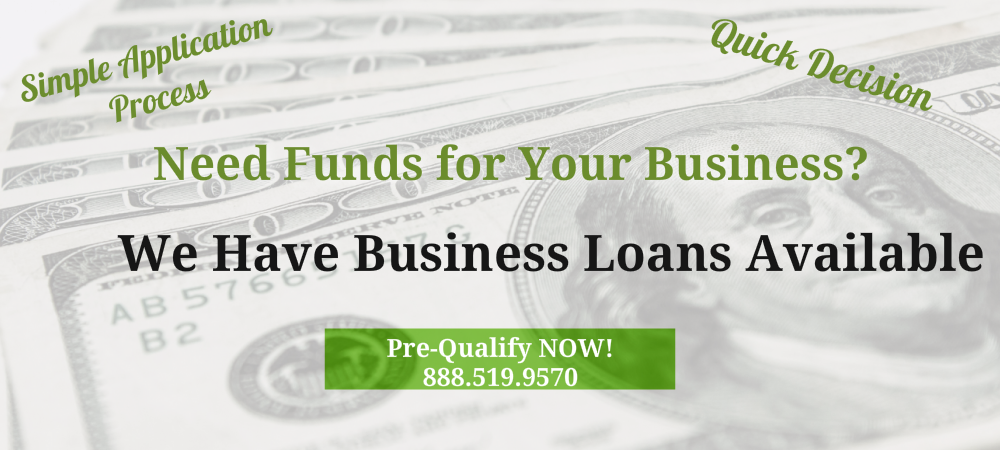 Business Loans Now Available