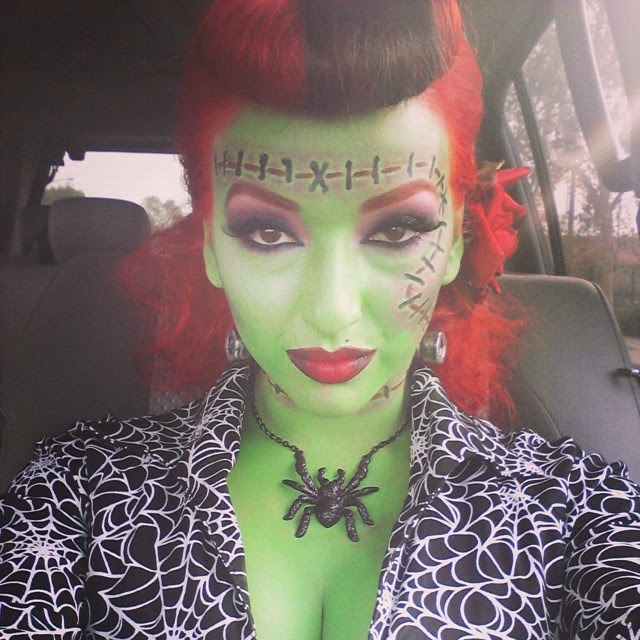Lady Frankenstein Makeup