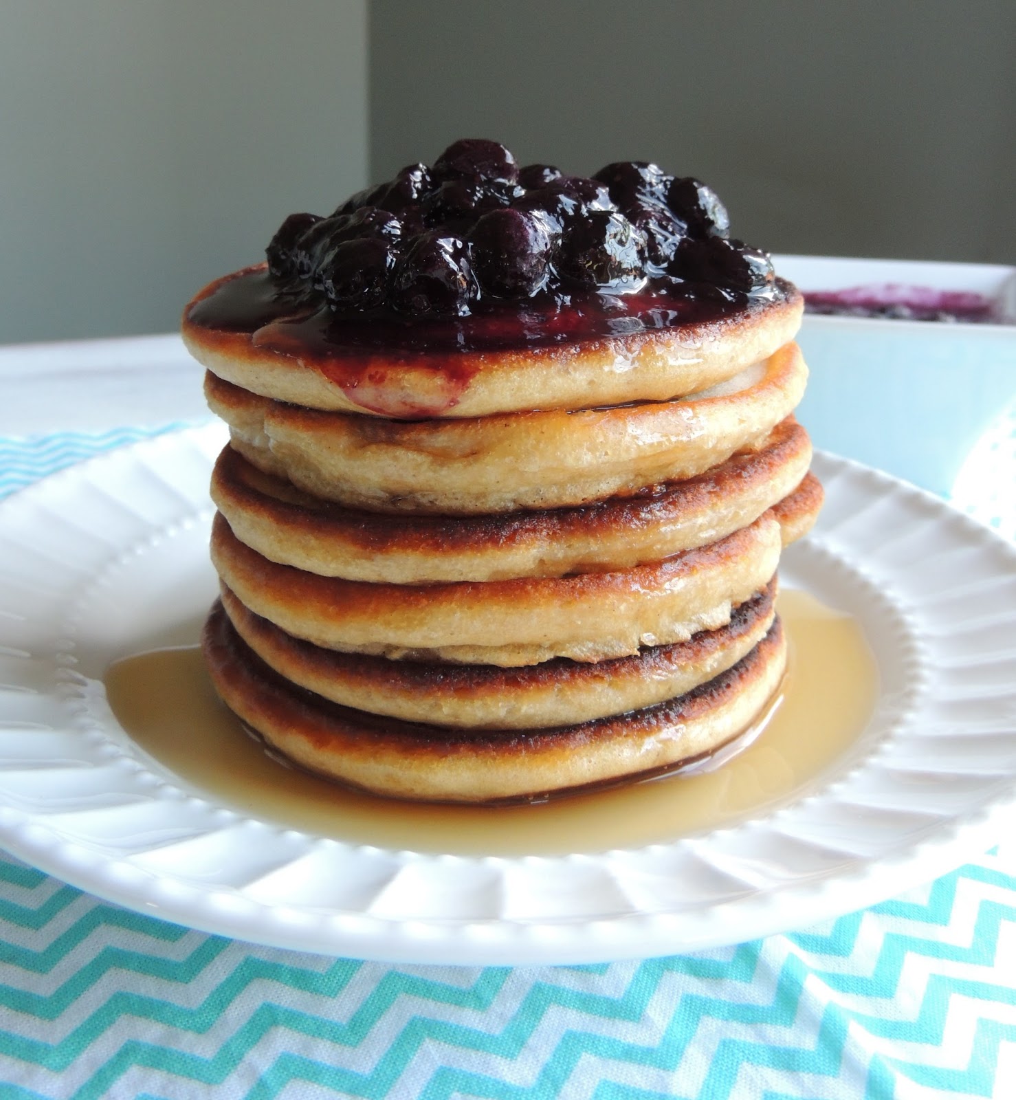 Leave a Happy Plate Peanut Butter and Jelly Pancakes