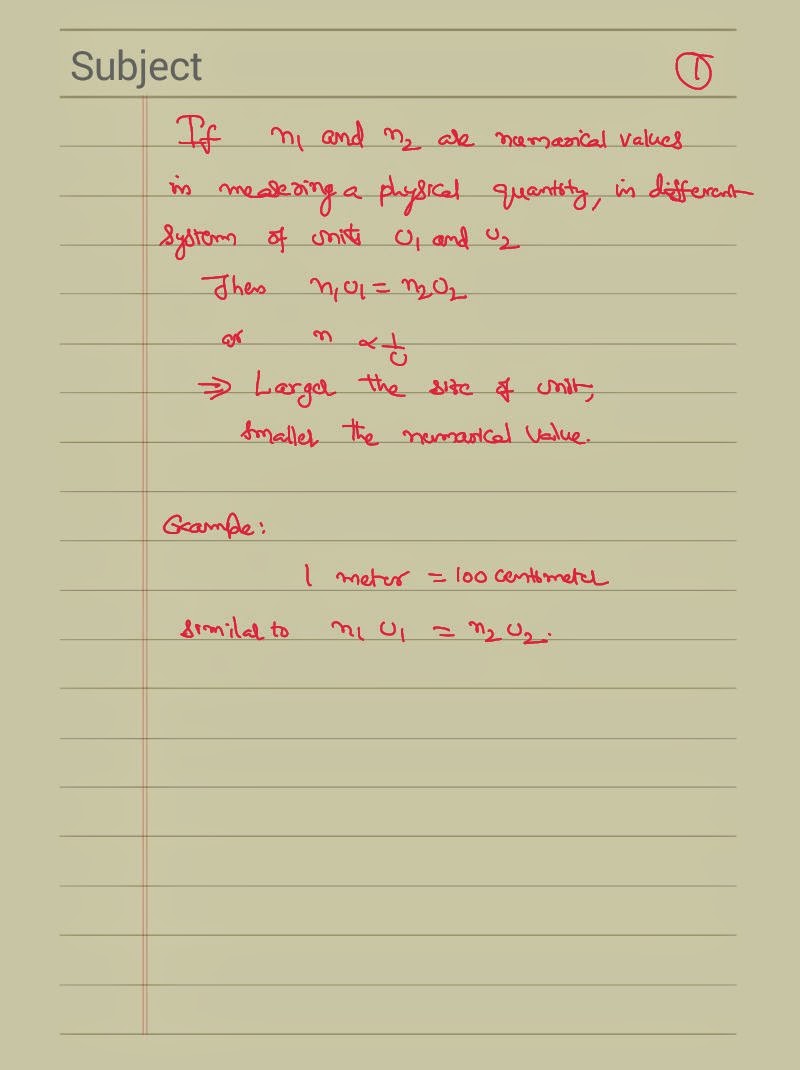 Measuring Physical Quantities with Units IIT JEE and NEET Physics