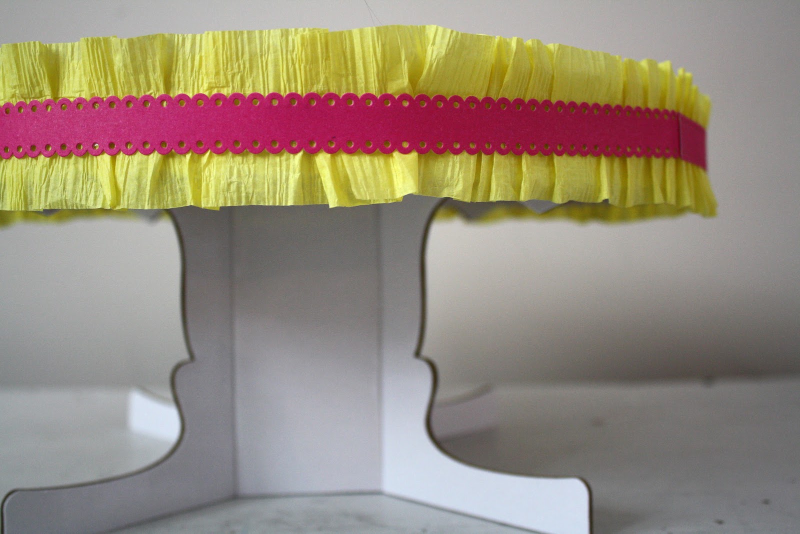 Cardboard Cake Stand. Three Piece Dessert Stand Set Party DIY Round