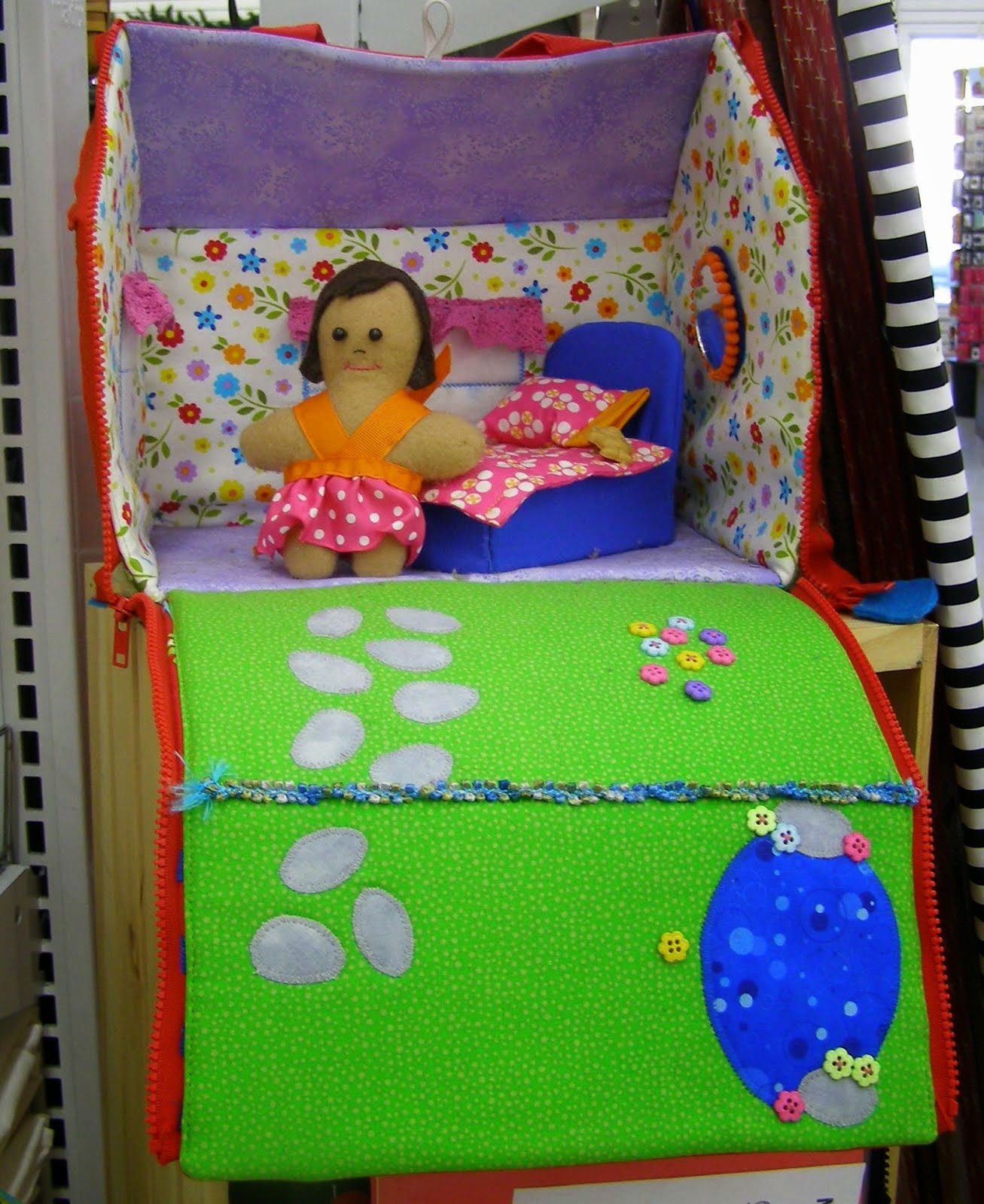 Fabric Doll House