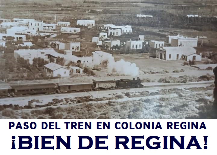 PASO DEL TREN EN COLONIA REGINA.