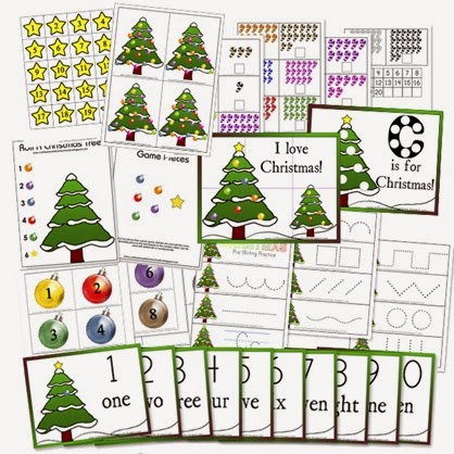 Christmas printable printables learning preschoolers bundle preschool fun games activities choose visit Kids Christmas Activities & Games: Christmas Printable Activities and