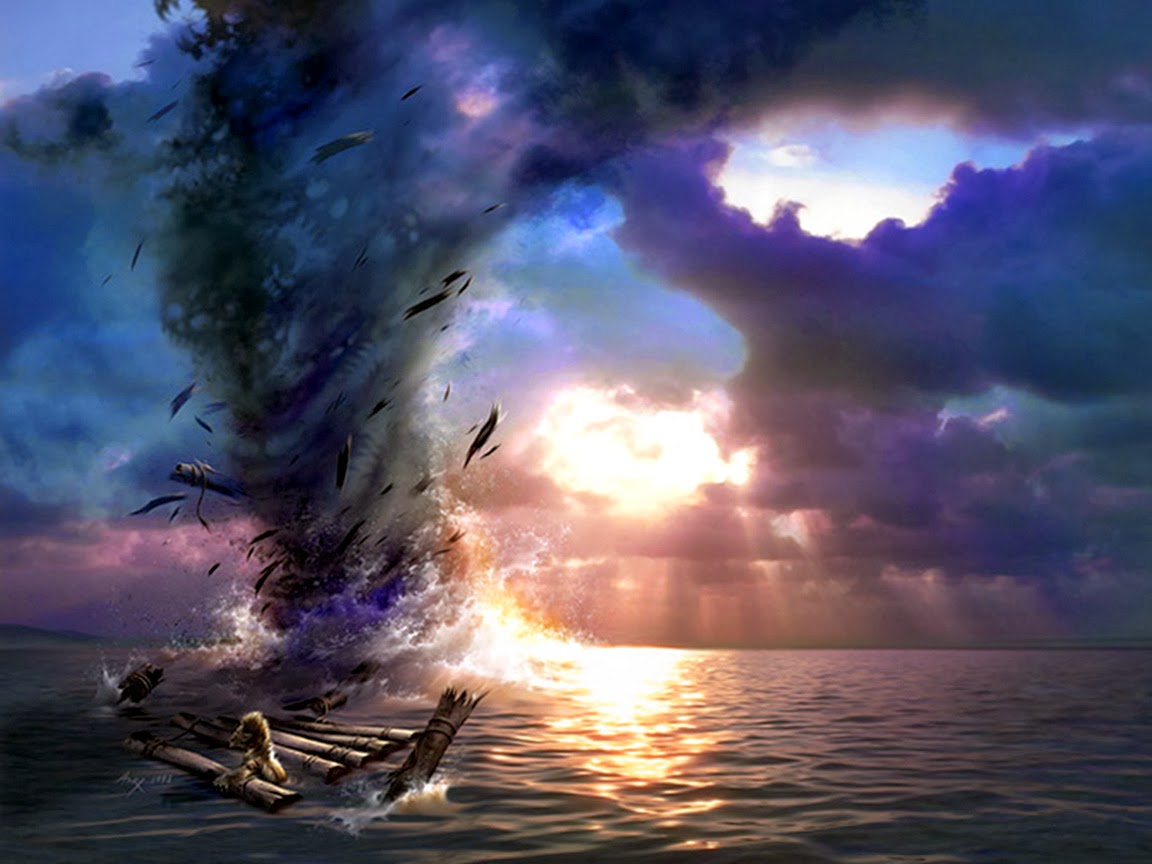 Interesting Green Can you spot the flying fish?