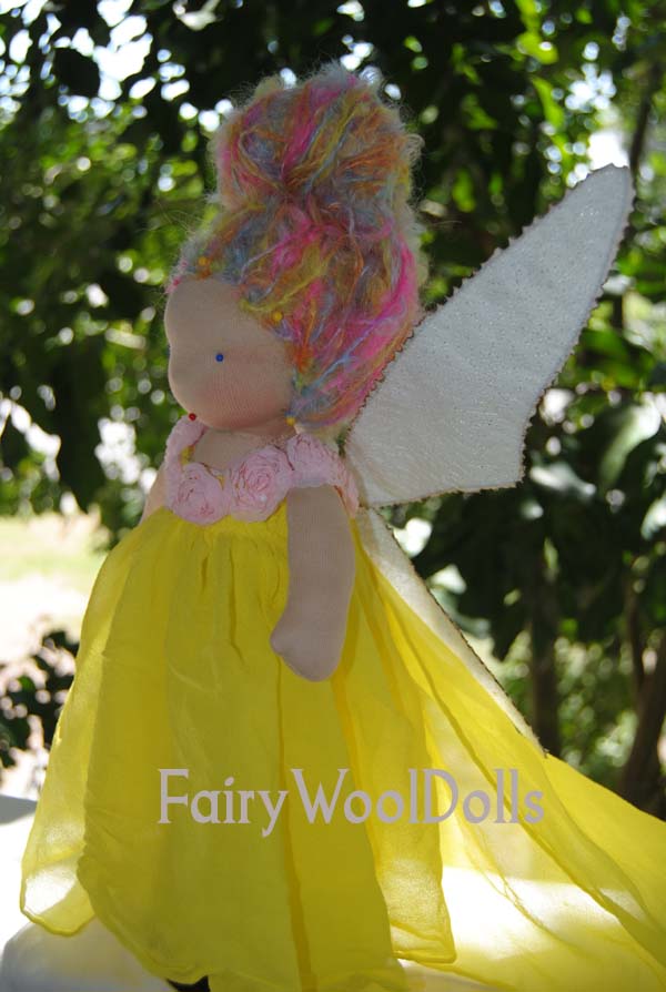 Fairywool Dolls Handmade Soft Sculpture Fairy Doll