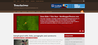 Touchriver Blogger Template Is a Wordpress To Blogger Converted Free Premiu8m Blogger Template