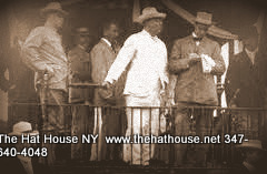 Roosevelt wearing Panama Theodore Roosvelt wearing a Panama Hat
