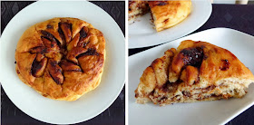 Nutella-filled bread art