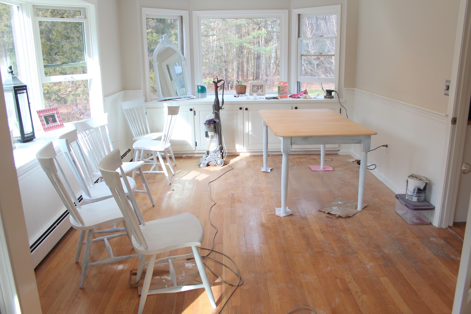 A Kitchen Table Makeover Shine Your Light