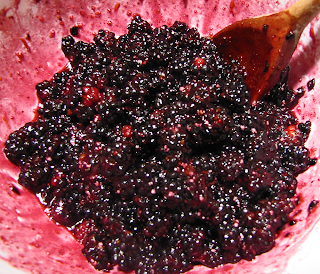 Berry Filling in Bowl