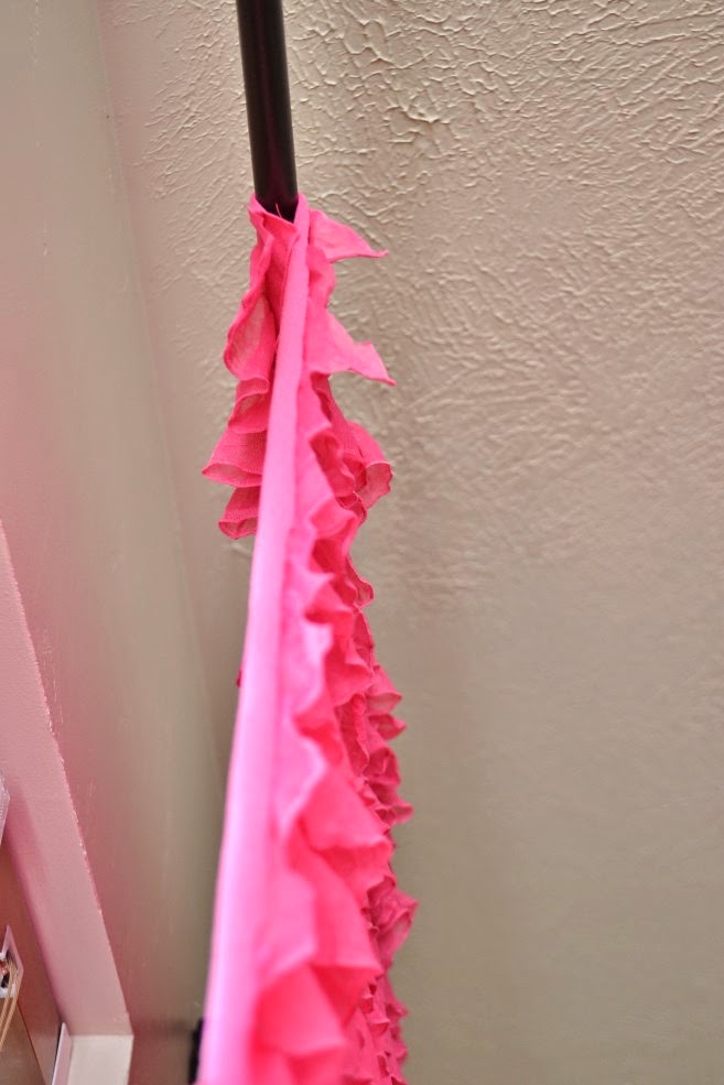 How to Sew Simple Ruffle Curtains A Vision to Remember All Things
