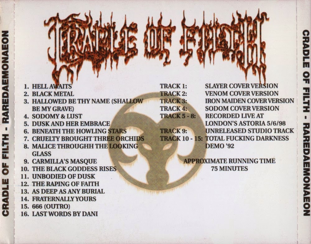 Hallowed be thy name cradle of filth graphicvsera